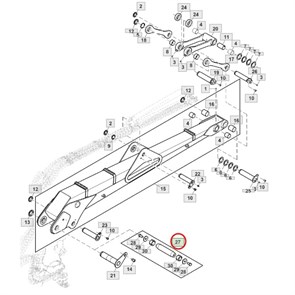 F076475 палец экспандерный стрела-колонна F076475